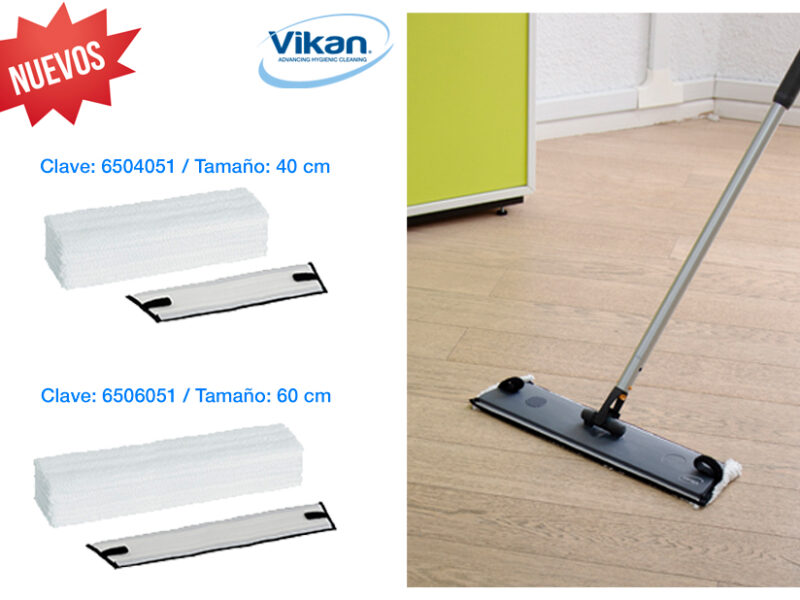 Nuevas mopas desechables de microfibra